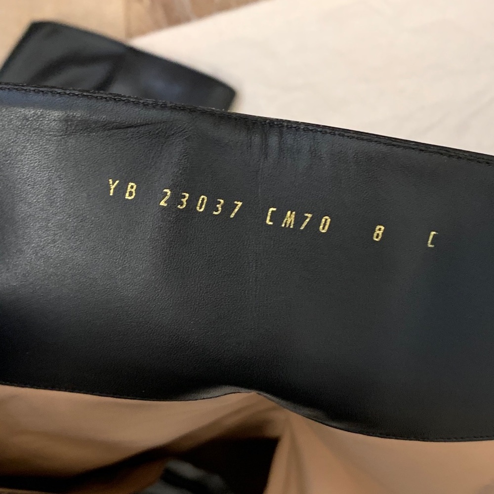 Salvatore Ferragamo boots 38 black leather - Picture 7 of 9